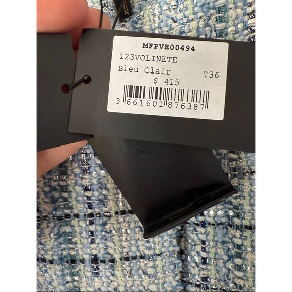 Maje Volinete Tweed Blazer & Jolinete Pleated Mini Skirt - Picture 8 of 14